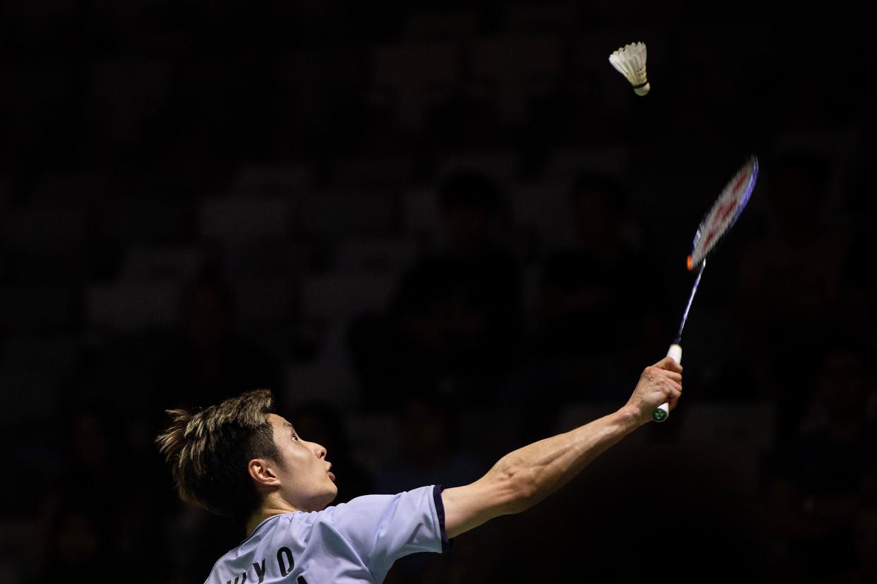 羽毛球男单比赛：印尼选手晋级