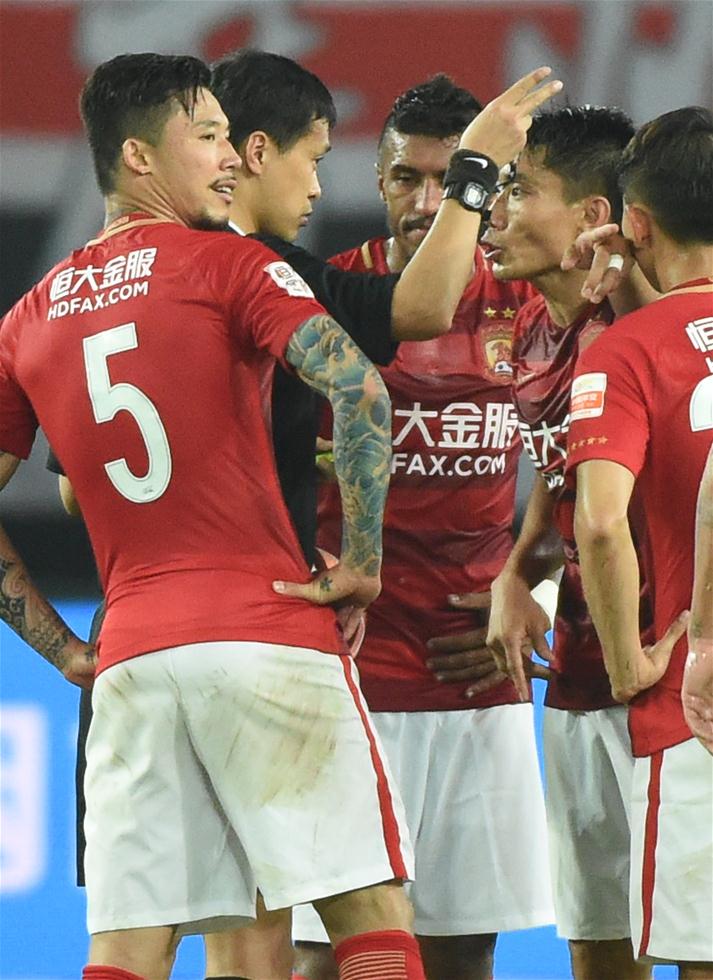 广州恒大不敌北京国安，遭遇失利