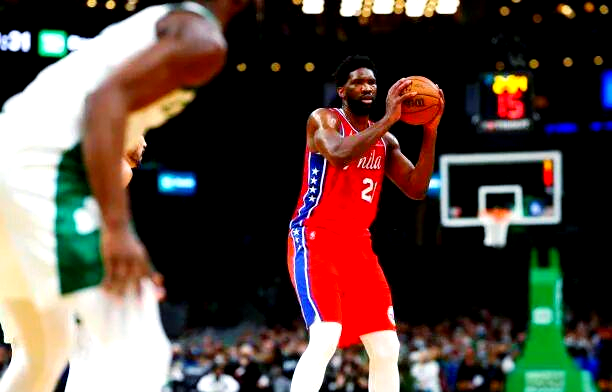 关于76人大胜凯尔特人，恩比德砍下38分的信息